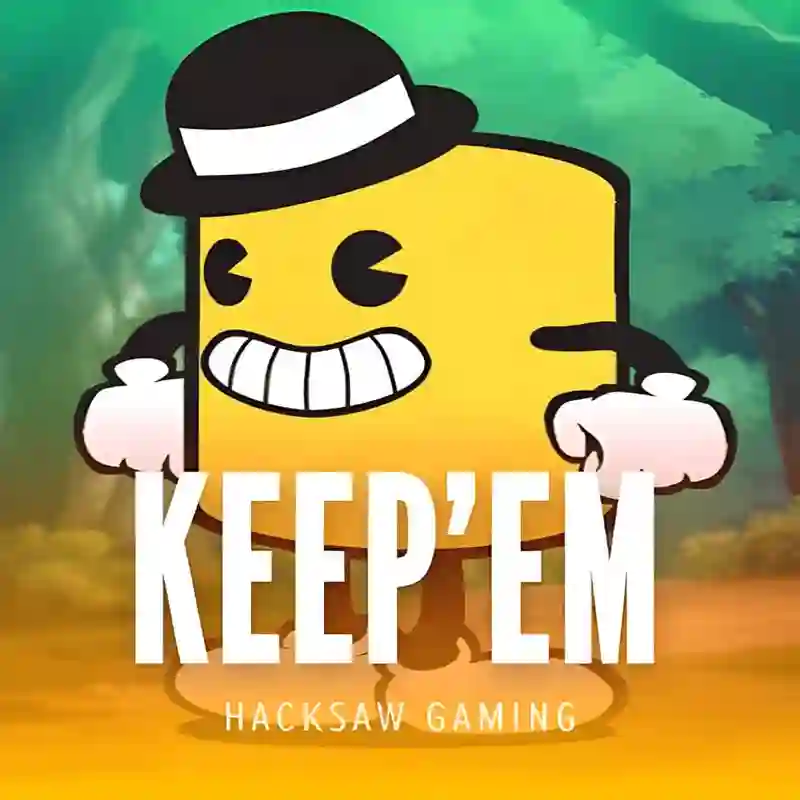 Interfaz del juego de casino HS Keep'em en fum88